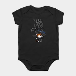 Kitten Wizard - Raven Baby Bodysuit